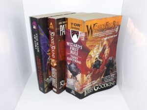 3 Fantasy Novels: Wizards First Rule / Blood Bound / The Mask of Loki (See Details)