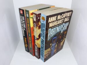 4 Novels by Anne McCaffrey: PartnerShip / Lyon’s Pride / Dragon’s Fire / Power Play (See Details)