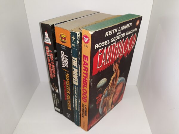 4 Sci-Fi/Fantasy Novels: Earthblood / The Power / Monster Hunter International / A Girl’s Guide to Guns and Monsters (See Details)