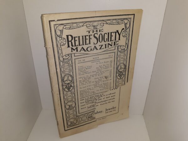 The Relief Society Magazine: Vol. 12, No. 3, March, 1925 (1925)