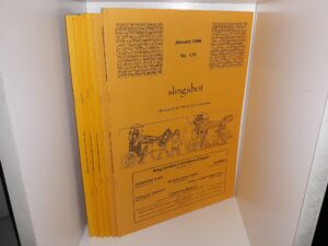 6 Issues of Slingshot: Official Journal of the Society of Ancients (See Details)