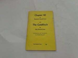 1973-Chapter 42 by Nadezhda Mandel’shtam and The GoldFish by Osip Mandel’shtam- Donald Rayfield