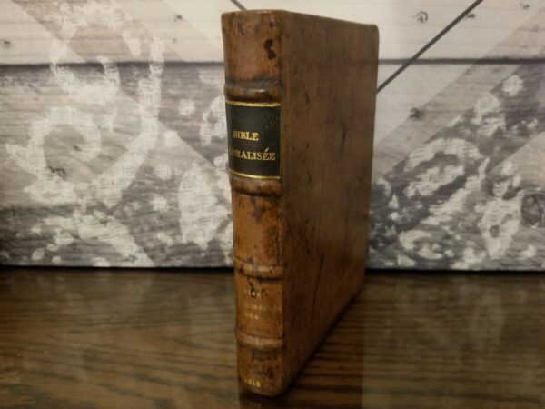 Bible Moralisee -- Codex Vindonensis 2554 --- 1215 --- 1995 Reprint --- Rare Leather Binding