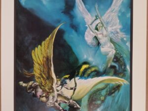 1977 — Bellerophon and Pegasus — 11″x14″ Print — Art by Esteban Maroto