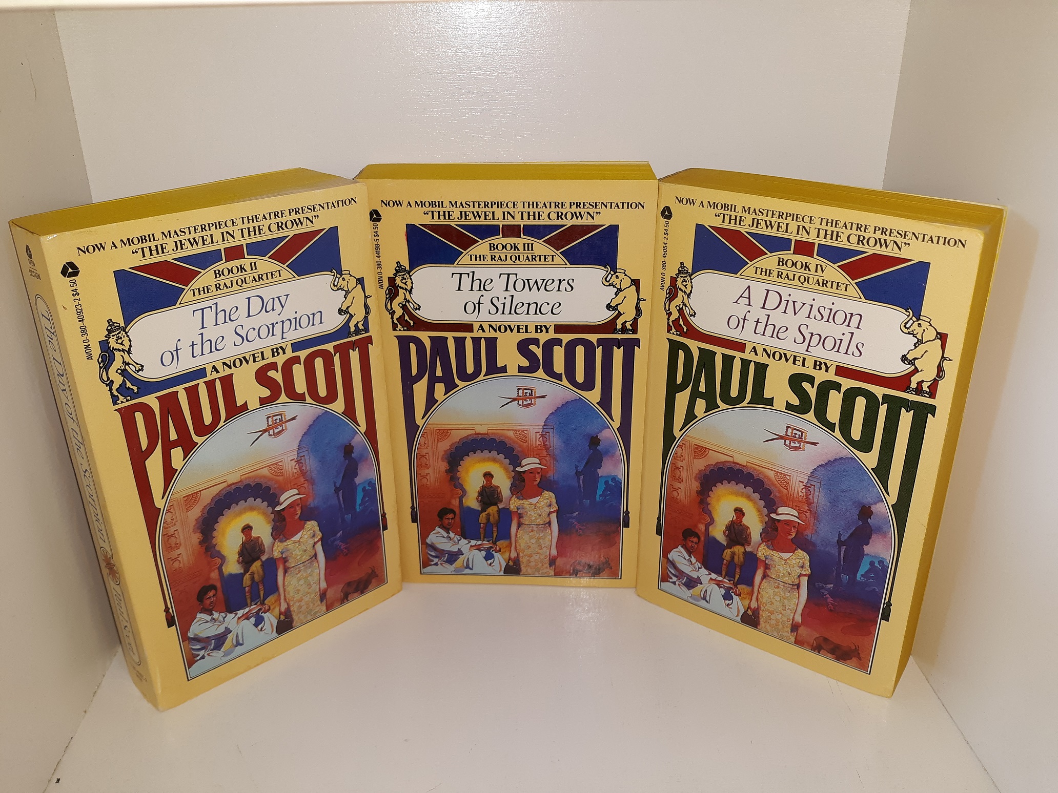 3 Raj Quartet Novels by Paul Scott (See Details)