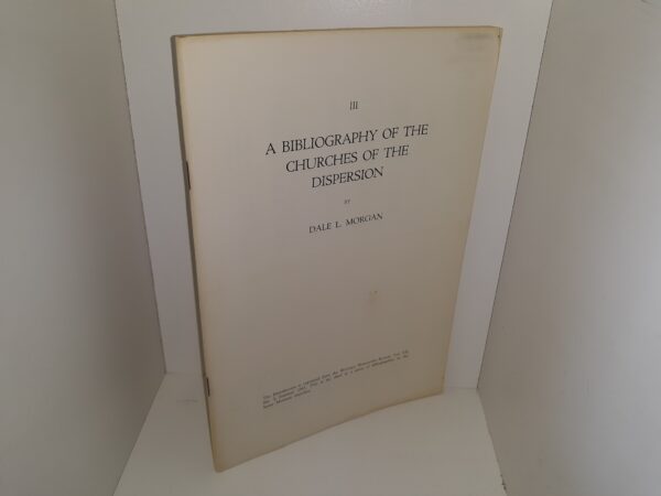 1953 — A Bibliography of the Churches of the Dispersion — Dale L. Morgan