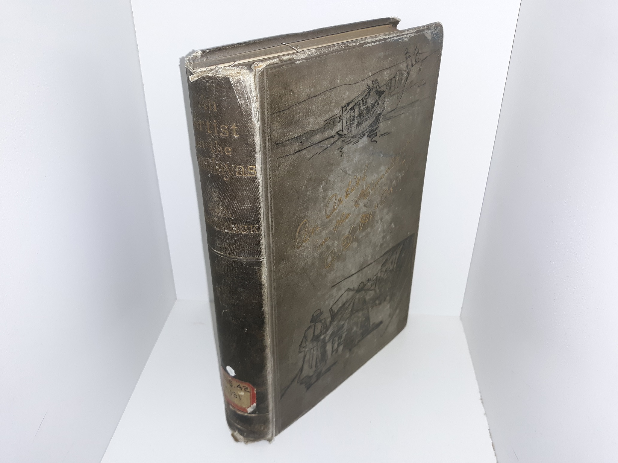 An Artist in the Himalayas (Ex-Library) (1895) ~ by A. D. McCormick