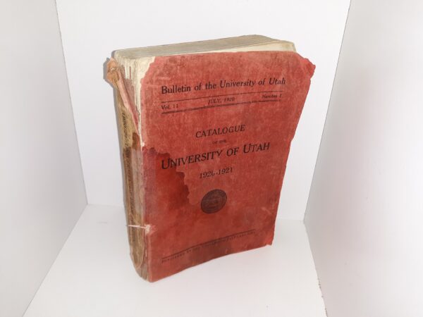 Catalogue of the University of Utah, 1926-1921: Vol. 11, No. 1, July, 1920 (1920)