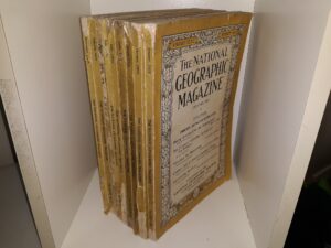 9 Issues of The National Geographic for the Year 1925 (No Maps)