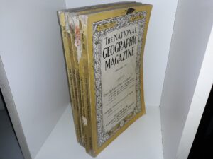5 Issues of The National Geographic Magazine for the Year 1925