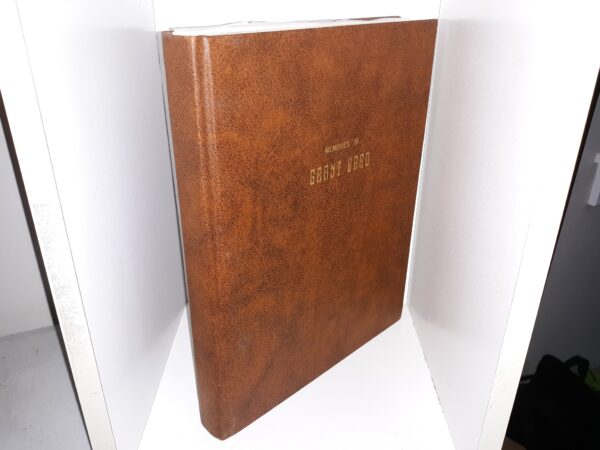 Memories of Grant Ward (Numbered 165 of 200) (No Publishing Date) ~ Unknown Author