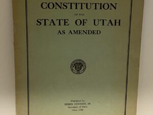 Constitution of the State of Utah (1949)