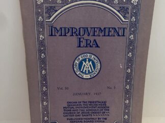 Improvement Era: January, 1927, Vol. 30, No. 3