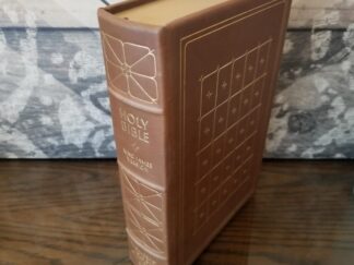Holy Bible --- Limited Edition Brown Leather --- #453 of 500 Copies