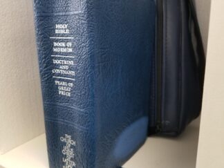 1986 -- Quadruple Combination --- Blue Leather Binding -- in Zipper Case with Handle