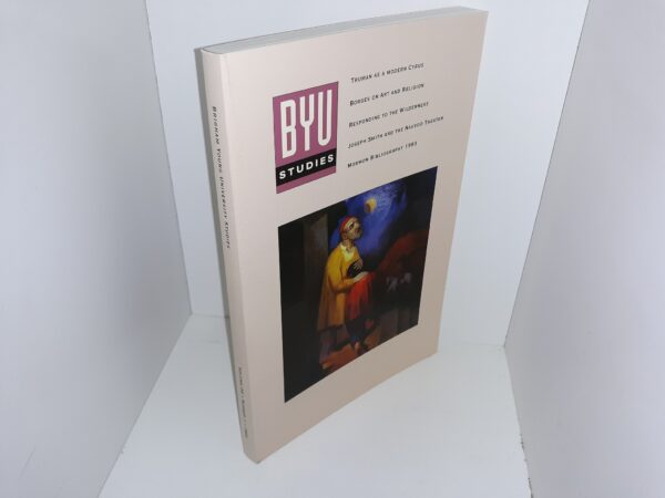 BYU Studies: Vol. 34, No. 1, 1994 (1994) / Brigham Young University Studies 34:1 — Softbound