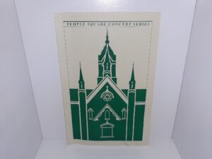 Temple Square Concert Series (Pamphlet/Program) (1988)