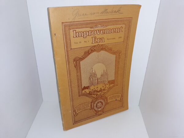 Improvement Era: Vol. 25, No. 1, November, 1921 (1921)