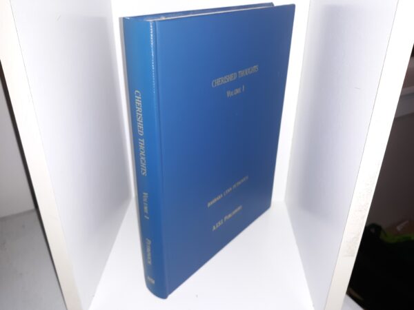 Cherished Thoughts: Vol. 1 (Signed & Inscribed) (1987) ~ Edited by Barbara Lynn Petrovich