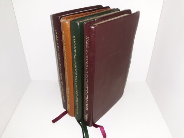 4 Pocket Edition, LDS Hymns Books of Various Colors (2 Burgundy, 1 Green, 1 Brown) (1985, 2002)