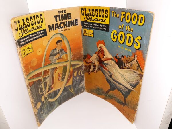 2 Issues of Classics Illustrated by H. G. Wells (Comic Books) (See Details)