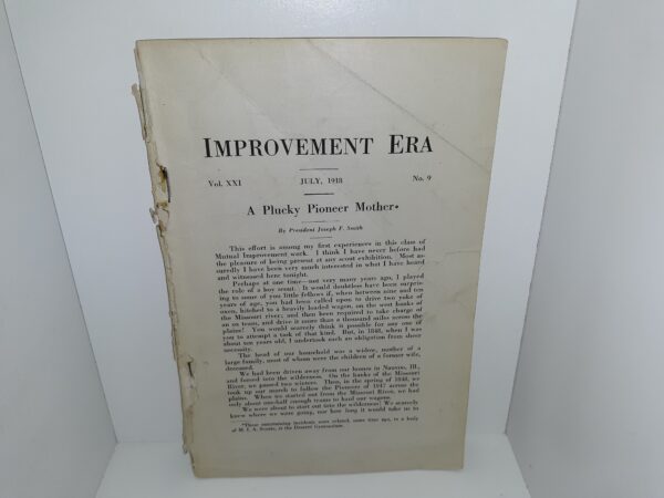 Improvement Era: Vol. 21, No. 9, July, 1918 (1918)