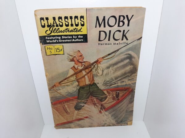 Classics Illustrated: No. 5 (Comic Book) ~ by Herman Melville