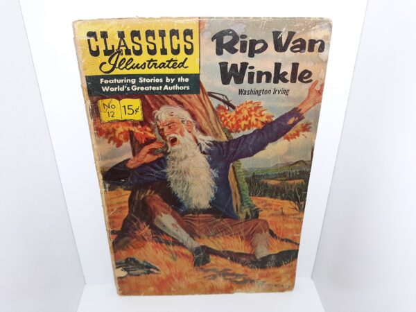 Classics Illustrated: No. 12, April 1966: Rip Van Winkle (1966) ~ by Washington Irving