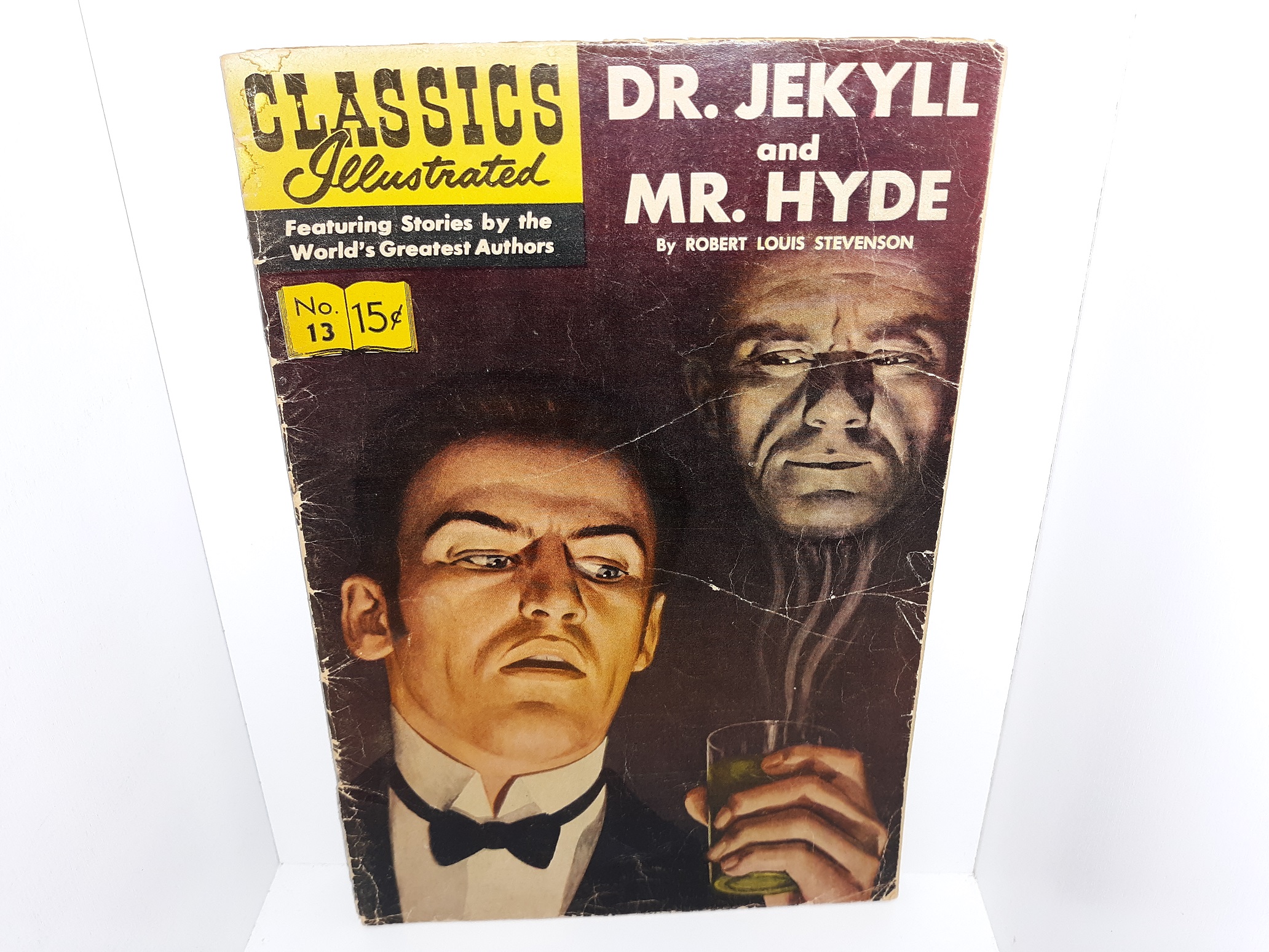 Classics Illustrated: No. 13, April, 1944: Dr. Jekyll and Mr. Hyde (Comic Book) (1944) ~ by Robert Louis Stevenson