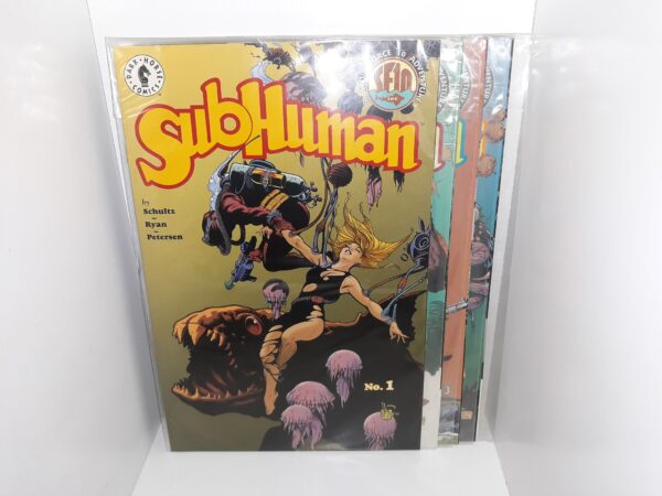 Issues 1-4 of SubHuman (A Stormforce 10 Adventure) (Comic Books) (See Details) ~ by Schultz, Ryan, and Petersen