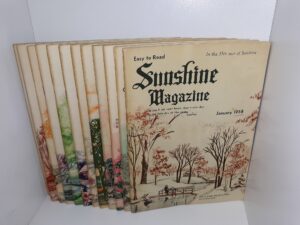 12 Issues of Sunshine Magazine for the Year 1958 (1958)