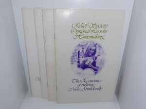 4 Relief Society Optional Lessons Booklets (See Details)