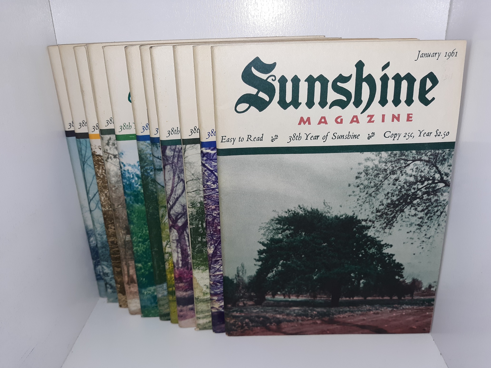 12 Issues of Sunshine Magazine for the Year 1961 (1961)