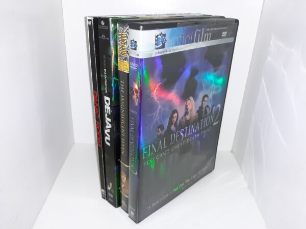 4 Films on DVD: Final Destination 2: You Can’t Cheat Death Twice / The Magnificent Seven / Déjà Vu / Panic Room (See Details)
