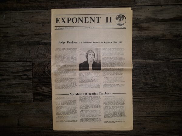 Exponent II: Vol. 6, No. 3, Spring 1980 (Newspaper) (1980)