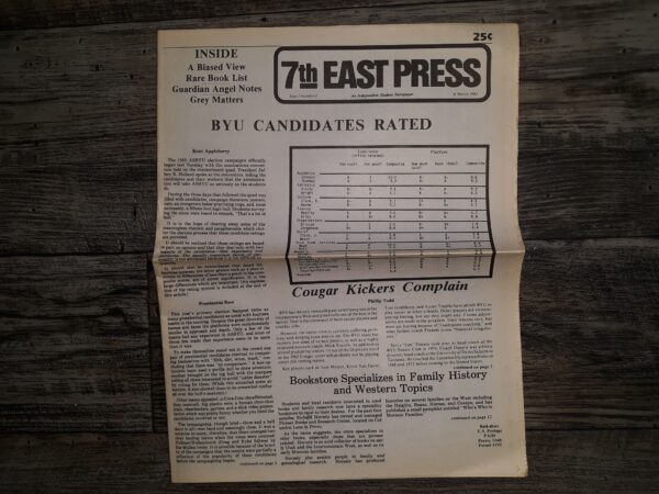 7th East Press: Year 2, No. 6, 8 March, 1983 (Newspaper) (1983)