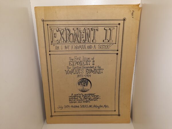 Exponent II: Vol. 1, No. 1, July, 1974 (Newspaper) (1974)