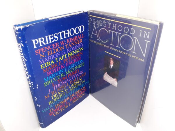 2 LDS Books about the Priesthood: Priesthood / Priesthood in Action: Aaronic Priesthood Stories from the New Era (See Details)