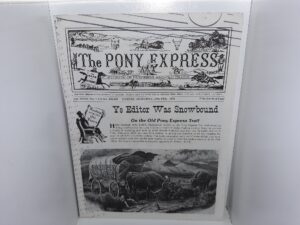 The Pony Express: Vol. 42, No. 7 & 8, No. 490-491, Sonora, California, Jan-February, 1976 (Newsletter) (1976)