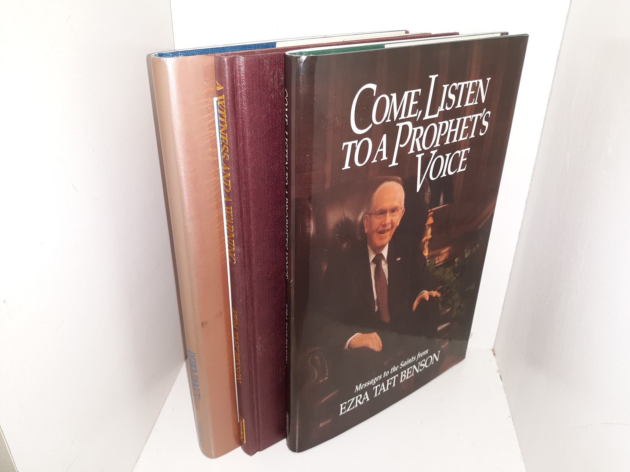 3 LDS Books: Come, Listen To A Prophet’s Voice: Messages to the Saints from Ezra Taft Benson / A Witness and a Warning: A Modern-day Prophet Testifies of the Book of Mormon / Repentance (See Details)