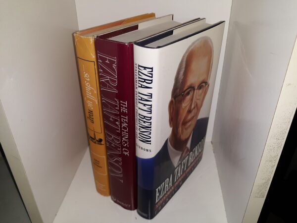3 LDS Books By or About Ezra Taft Benson: Ezra Taft Bensson: Statesman, Patriot, Prophet of God / The Teachings of Ezra Taft Benson / …So Shall Ye Reap: Selected Addresses of Ezra Taft Benson (See Details)
