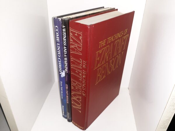 3 LDS Books by Ezra Taft Benson: The Teachings of Ezra Taft Benson / A Witness and a Warning / Come Unto Christ (See Details)