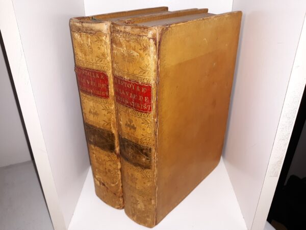 Histoire De La Vie De Jesus Christ 2 Vol. Set (French: Story of the Life of Jesus Christ 2 Vol. Set) (Leather) (1804) ~ Under the Direction of L. Petit