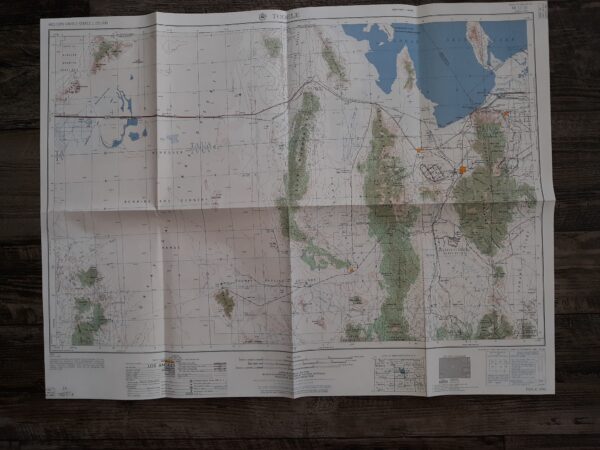 Tooele County, Utah Topographical Fold-Up Map (1953) ~ Printed by Army Map Service, Corps of Engineers