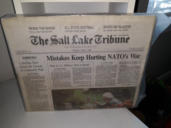 The Salt Lake Tribune: Vol. 258, No. 48, Tuesday, June 1, 1999: Keepsake Edition (Newspaper) (1999)
