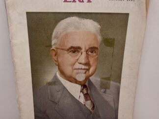 The Improvement Era January, 1952 “Elder John A. Widtsoe” Vol. 55 No. 1