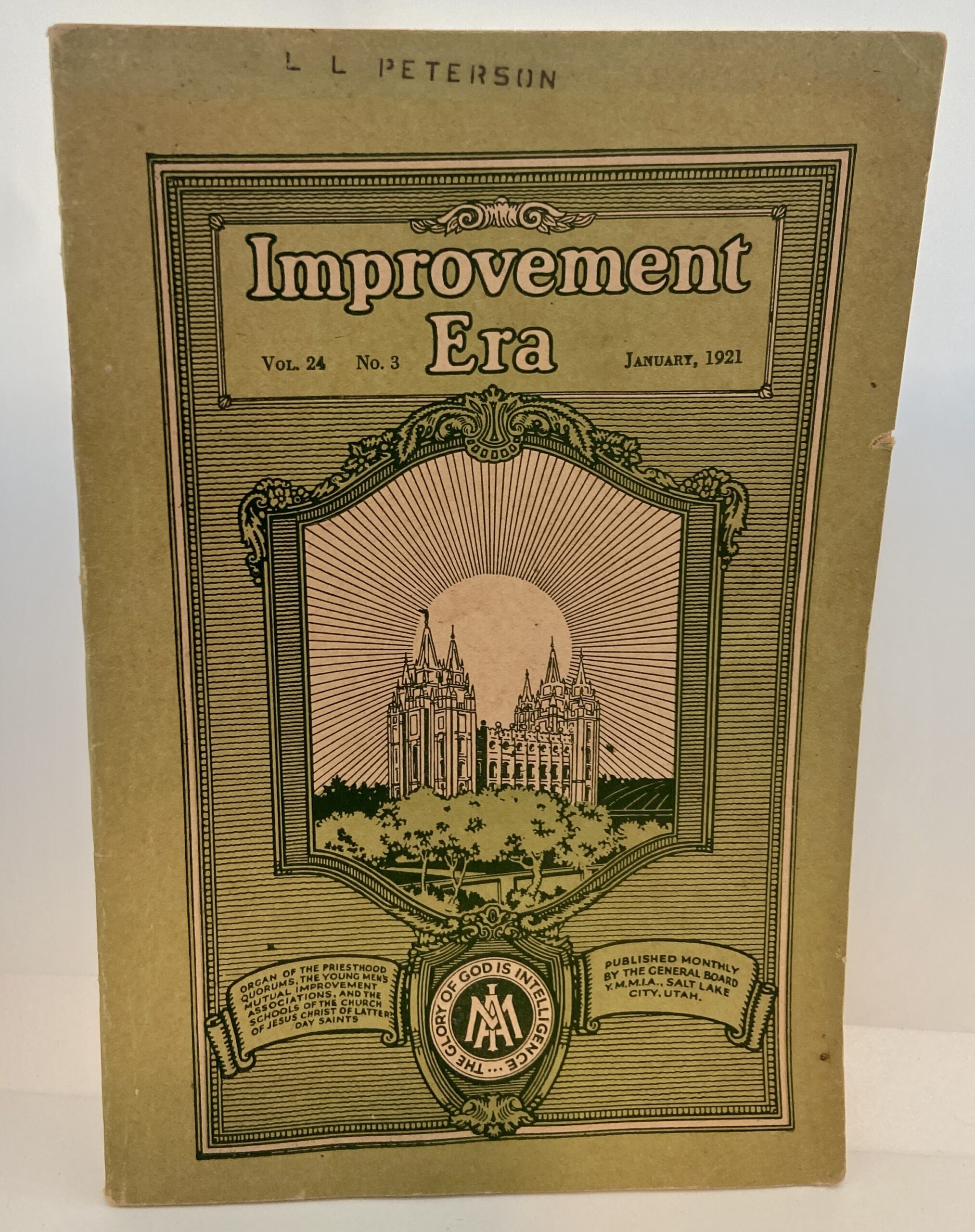 Improvement Era: January, 1921, Vol. 24, No. 3