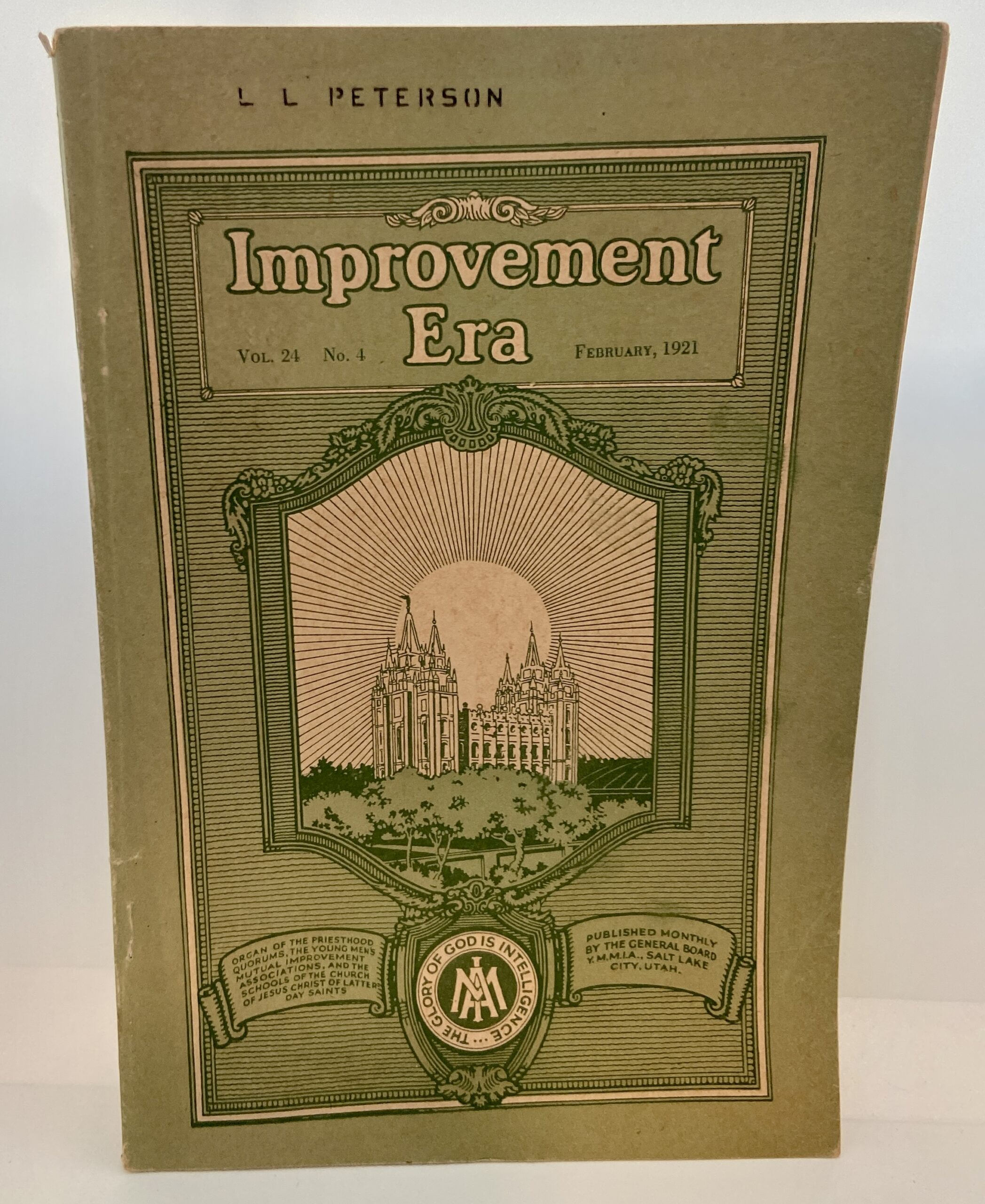 Improvement Era: February, 1921, Vol. 24, No. 4