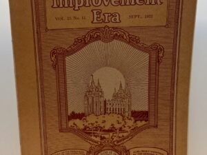 Improvement Era: Sept., 1922, Vol. 25, No. 11