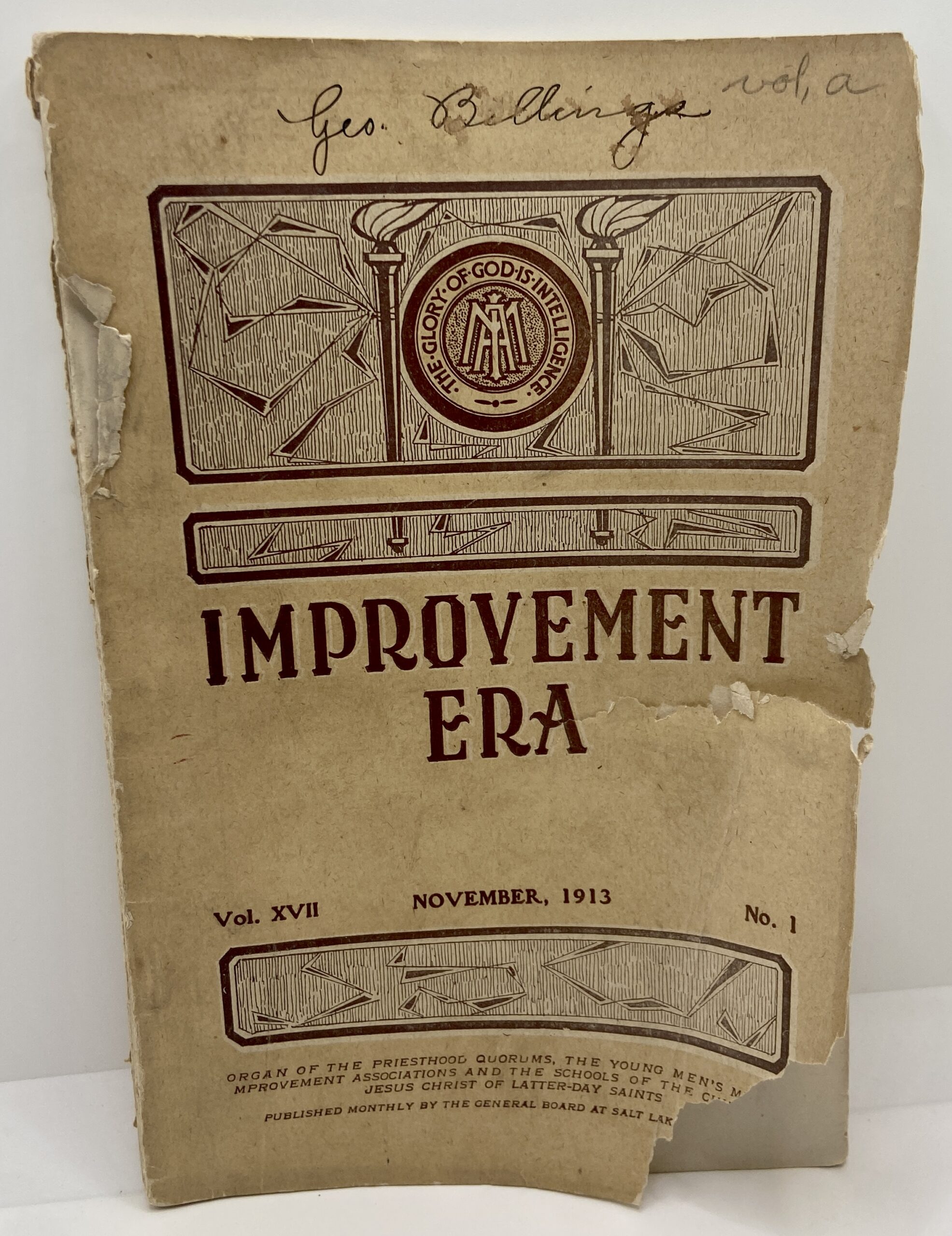 Improvement Era: November, 1913, Vol. XVII, No. 1